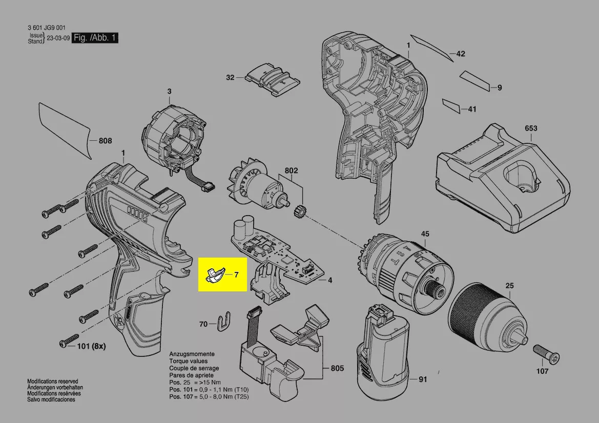 Lentille réf. 2 609 101 035 Bosch
